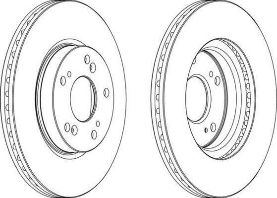 Bremžu disks DDF1539