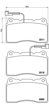 Bremžu kluči P23078
