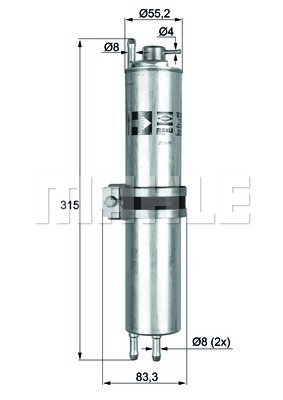 degvielas filtrs KLH12