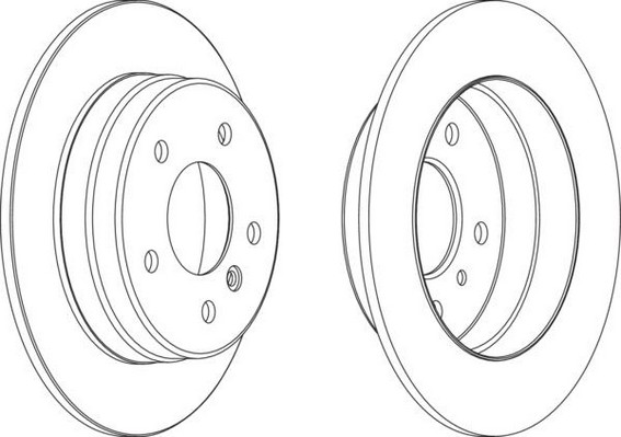 bremžu disks DDF1362