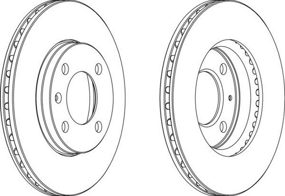 Bremžu diski DDF175