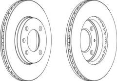 Bremžu diski DDF175