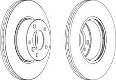 Bremžu disks DDF1717   DDF1717-1