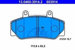 Bremžu uzliku kompl., Disku bremzes