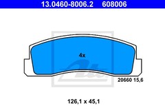 Bremžu uzliku kompl., Disku bremzes