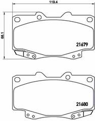 Bremžu uzliku kompl., Disku bremzes