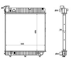 Radiators, Motora dzesēšanas sistēma