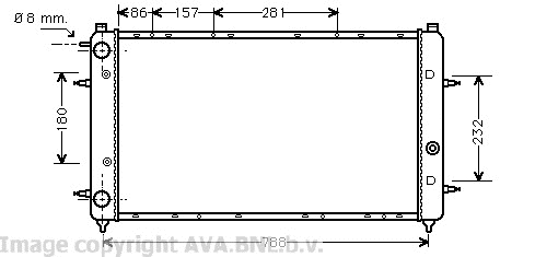 Radiators VWA2114  65242C