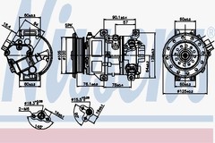 A/C kompresors 89309