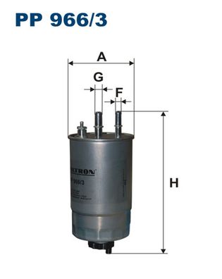 degvielas filtrs PP966/3