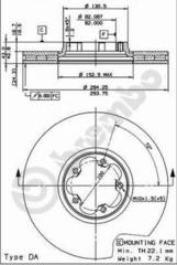 Bremžu disks 09.8837.14