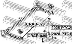 aizmugurējā tilta bukse 0220  Chrysler PT Cruiser  01-09 05093787AA   50Z0A12