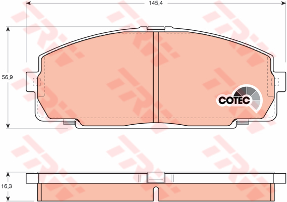 Bremžu kluči GDB770