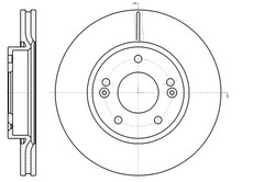 Bremžu disks 61208.10  320.3806.20 
