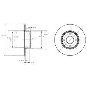 Bremžu disks BG2322