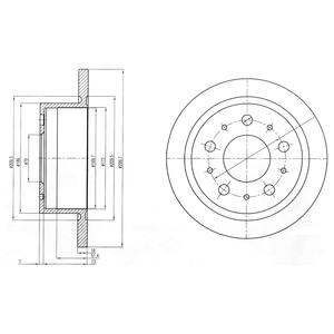 Bremžu disks BG4062