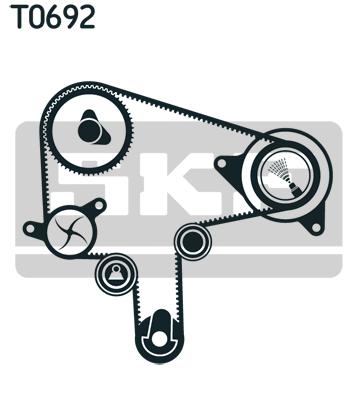 Zobsiksnas komplekts VKMA94620     CT1136K1  