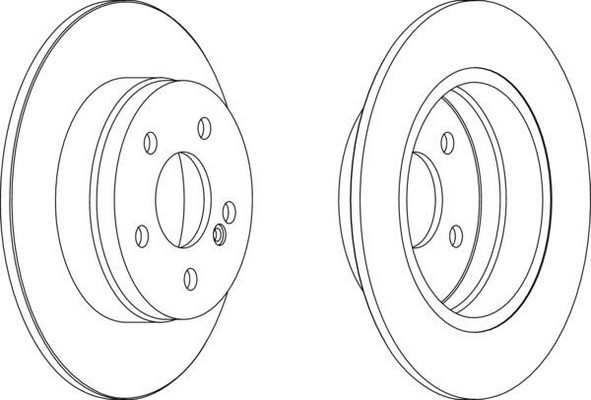 Bremžu disks DDF1689