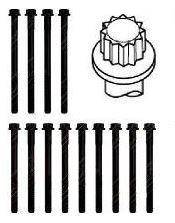Cilindru galvas skrūvju komplekts