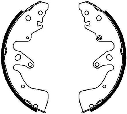 Bremžu loku komplekts