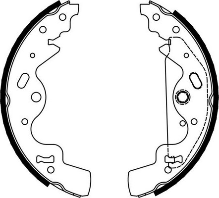 Bremžu loku komplekts