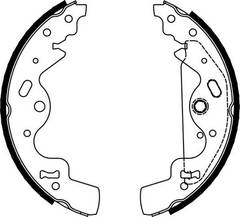 Bremžu loku komplekts