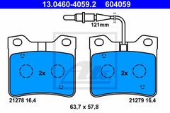 Bremžu uzliku kompl., Disku bremzes