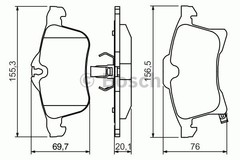 Bremžu uzliku kompl., Disku bremzes