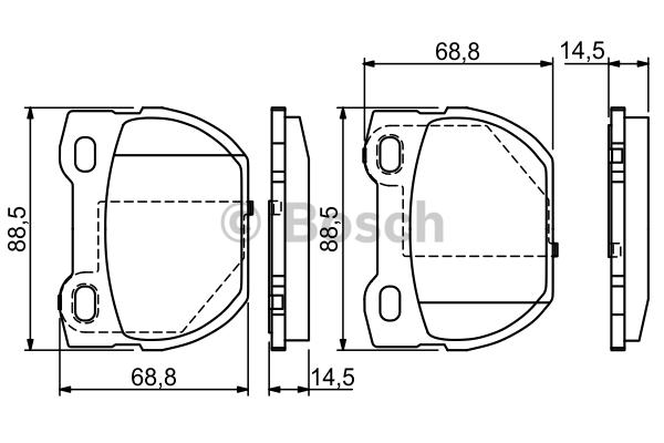 Bremžu uzliku kompl., Disku bremzes