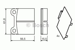 Bremžu uzliku kompl., Disku bremzes
