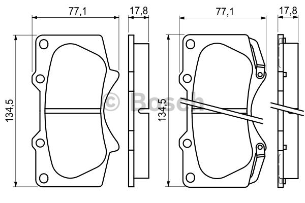Bremžu uzliku kompl., Disku bremzes