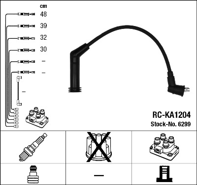 Augstsprieguma vadu komplekts