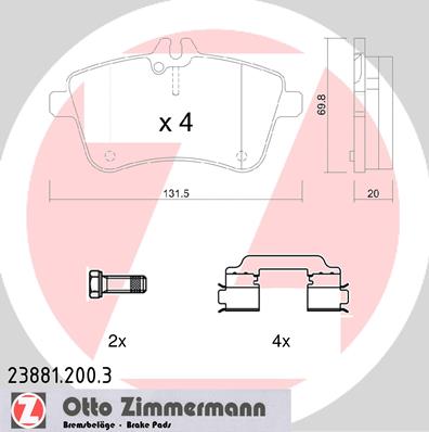 Bremžu uzliku kompl., Disku bremzes