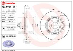 Bremžu disks 08.A759.11