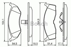 Bremžu uzliku kompl., Disku bremzes
