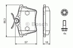 Bremžu uzliku kompl., Disku bremzes