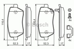 Bremžu uzliku kompl., Disku bremzes