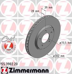 Br.disks Zim/155.3902.20  4683918AB   DI-992  660210