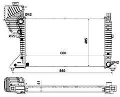 Radiators, Motora dzesēšanas sistēma