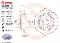 Bremžu disks 08.8405.10