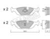 Bremžu uzliku kompl., Disku bremzes