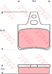 bremžu kluči GDB986