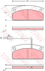 Bremžu kluči GDB1679