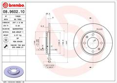 Bremžu disks 08.9602.10