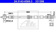 Bremžu šļauka 24.5143-0569.3