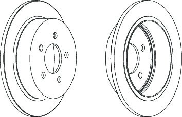 Bremžu disks DDF1186