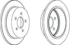 Bremžu disks DDF1186