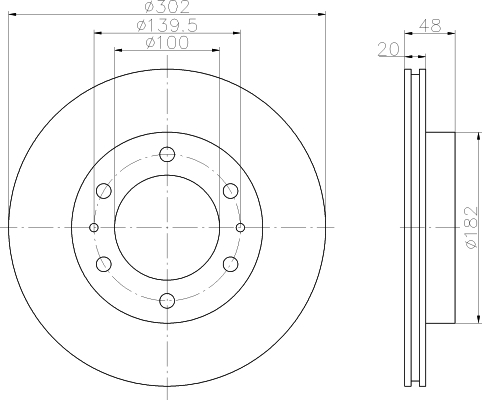 Bremžu diski 92080400  98200-0804
