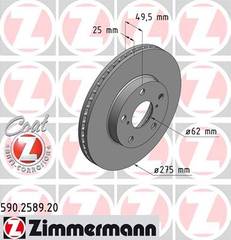 bremžu disks 590.2589.20    TOYOTA