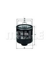 FILTRS EĻĻAS OC314  W712/54 OC314